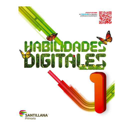 Libro de Texto Santillana Habilidades Digitales 1 Con CD