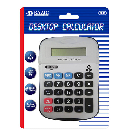 Calculadora Ajustable Bazic de 8 Dígitos