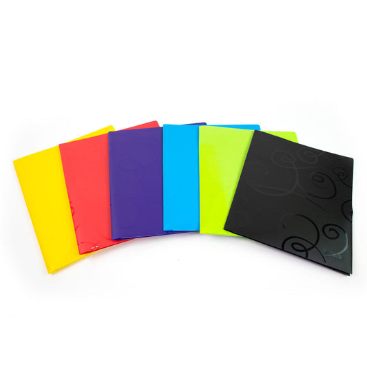 Folder Bazic Estampado con Bolsillo 8.5" x 11" - Surtido