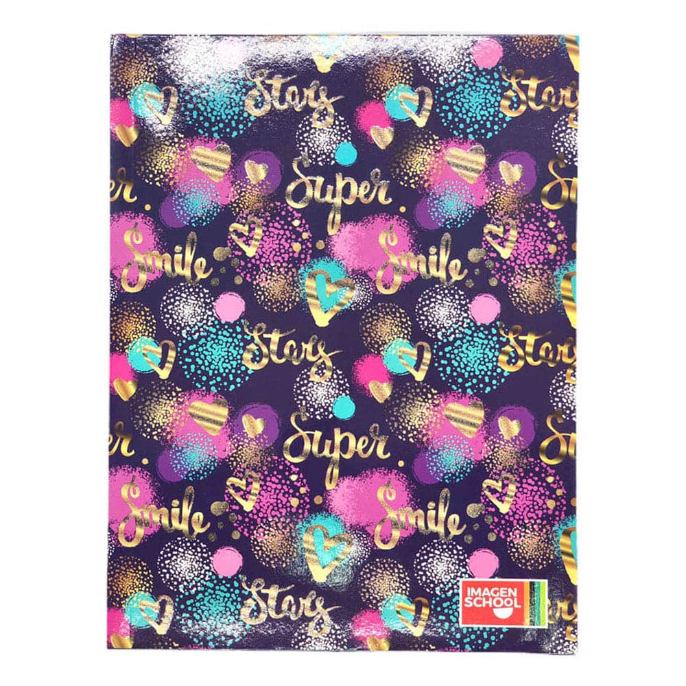 Folder Imagen School Fashion Glitter Con Bolsillo