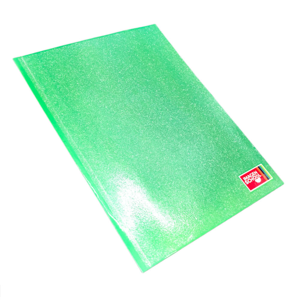 Folder Imagen School Sólido Glitter Con Bolsillo - Surtido