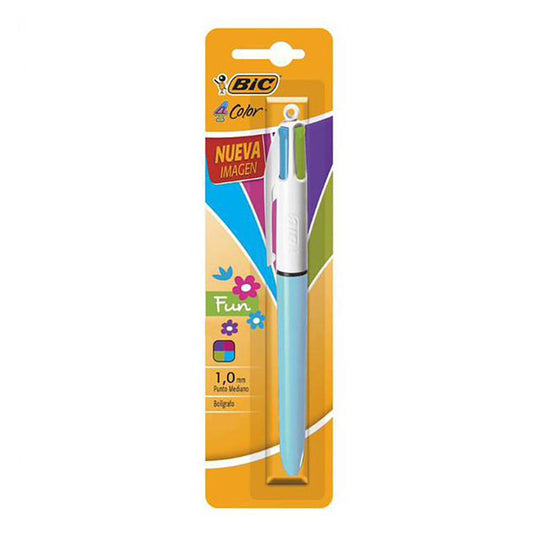 Bolígrafos Bic Fashion de 1.0 mm 4 Colores