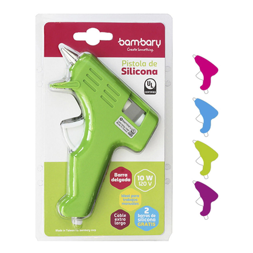Pistola de Silicona Bambary de 10W / 120V