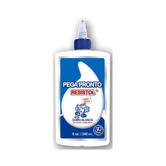 Goma Pega Pronto Resistol Blanca de 8 oz