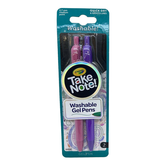 Bolígrafo en Gel Crayola Take Note Color Fashion 2 Piezas - Surtido