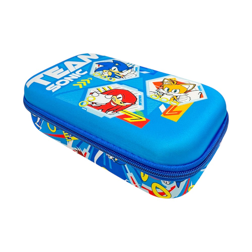 Cartuchera Rígida Sonic / 1 Compartimiento