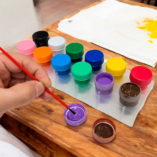 Tempera Imagen School de 12 Colores Brillantes