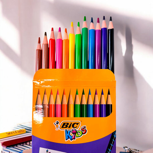 Lápices de Colores Bic Evolution / 12 Unidades / Borrables