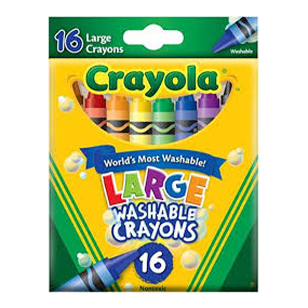 Crayones Lavanles Crayola Ultra Large 16 Colores