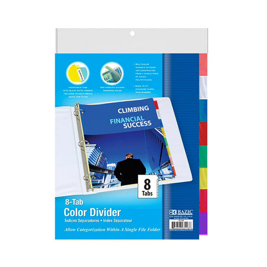Divisiones Para Portafolio Bazic Con identificador de 8 Piezas