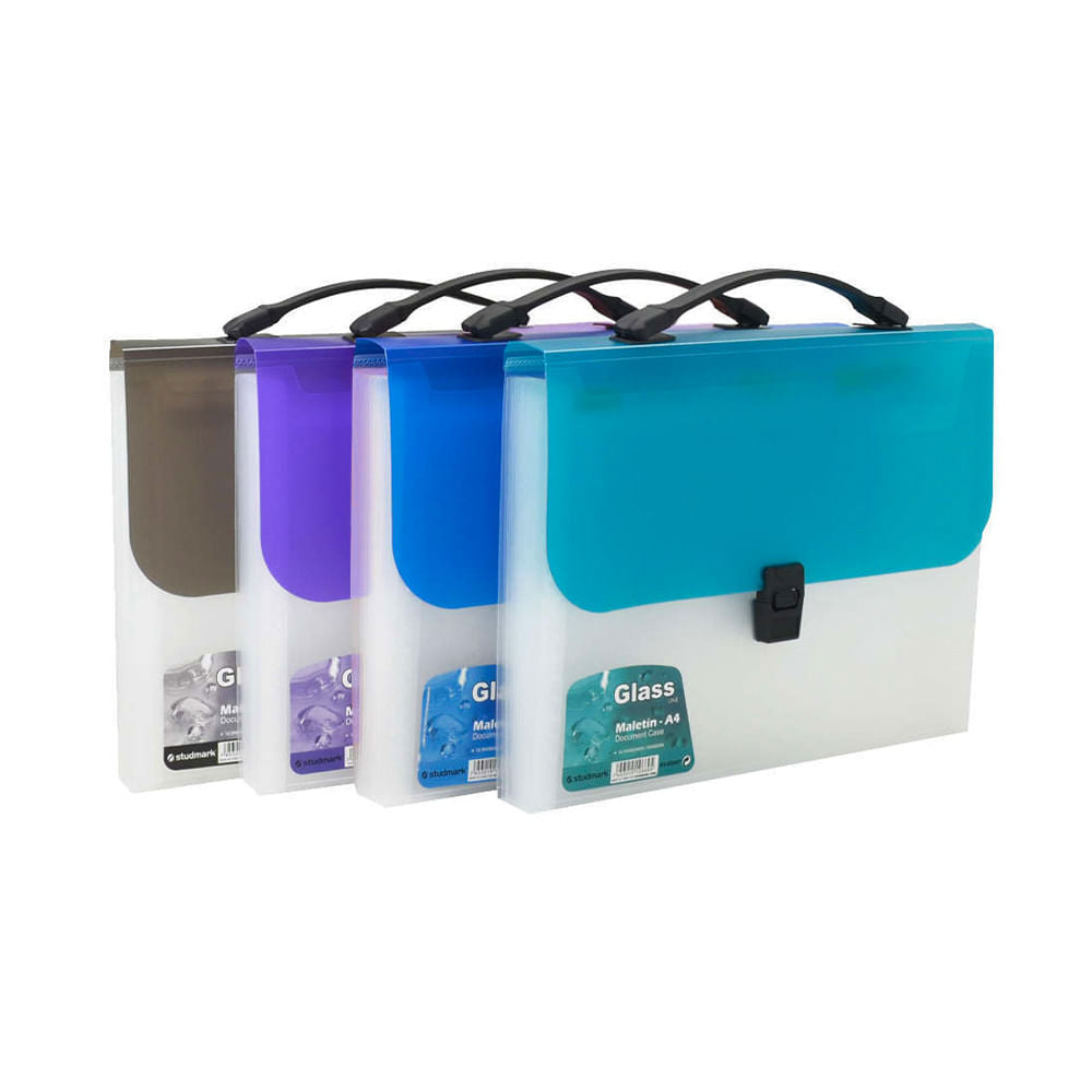 Maletin Archivador Tamaño Oficio Studmark Con 12 Divisiones - Surtido