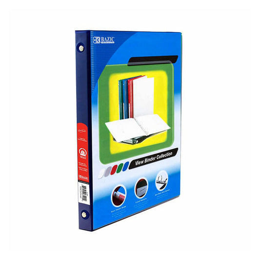 Portafolio de 3 Aros Bazic Con 2 Bolsillo de 1/2"