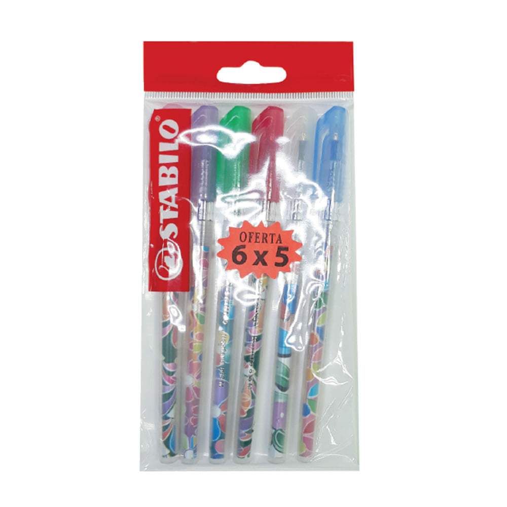 Bolígrafo Stabilo Tropika de 5 Piezas