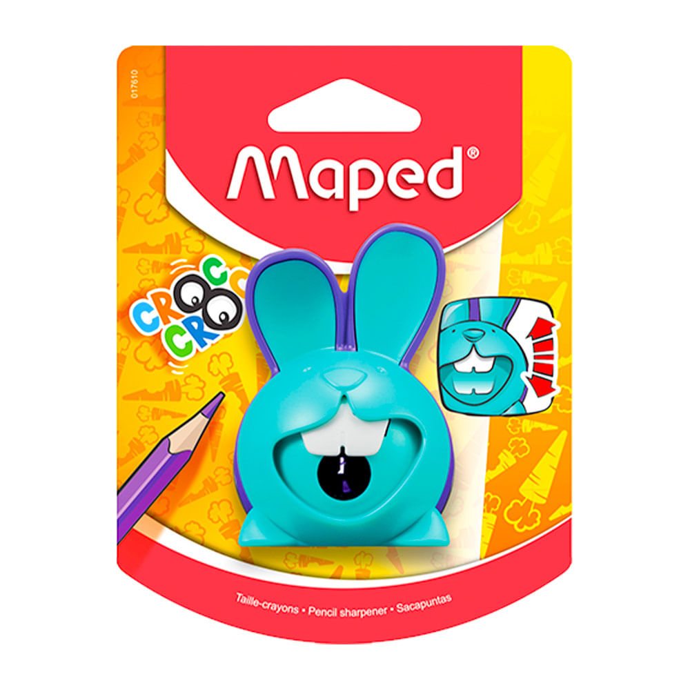 Sacapunta Maped Croc Con 1 Orificio y Depósito - Surtido