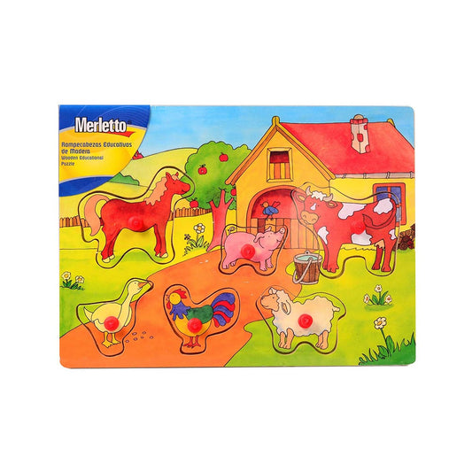Rompecabezas de Madera Merletto de Granja