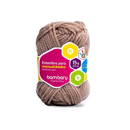 Madeja de Lana Bambary Marrón 15 g