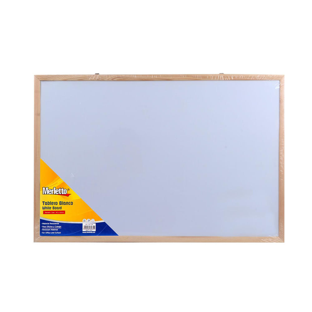 Tablero Merletto Blanco de 40 cm x 60 cm