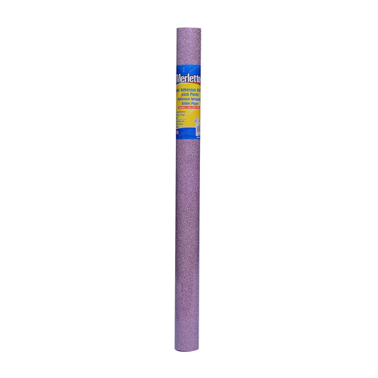 Papel Adhesivo Merletto Escarchado Rosado 3 m