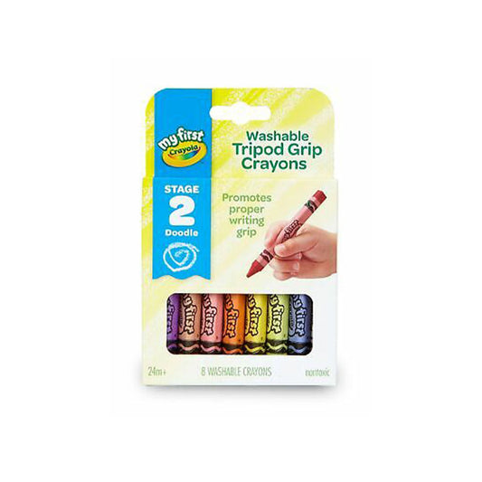 Crayones Triangulares Lavables Crayola 8 Piezas