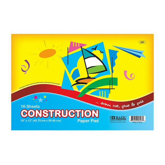Papel de Construccion Bazic 18" x 12" - Surtido