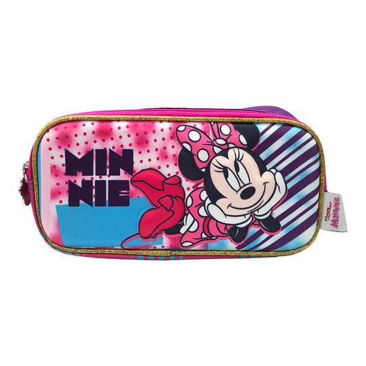 Cartuchera Minnie Mouse Con Doble Cierre - Surtido