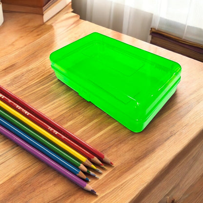 Cartuchera Plástica Imagen School Para Útiles / 20cmx12cm / Colores Surtidos