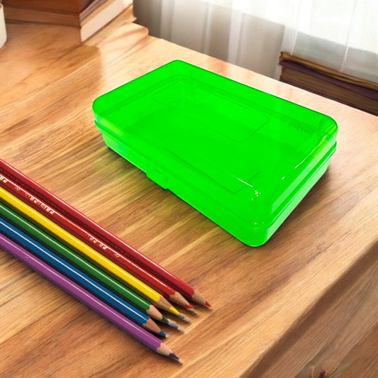 Cartuchera Plástica Imagen School Para Útiles / 20cmx12cm / Colores Surtidos