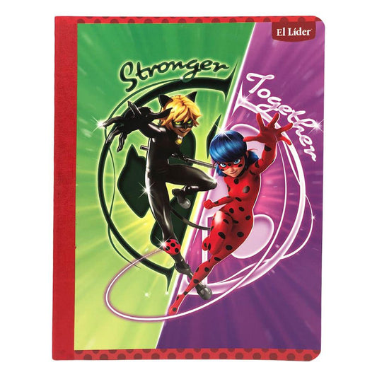 Cuaderno Cosido El Líder Miraculous Raya Ancha 104 Páginas - Surtido