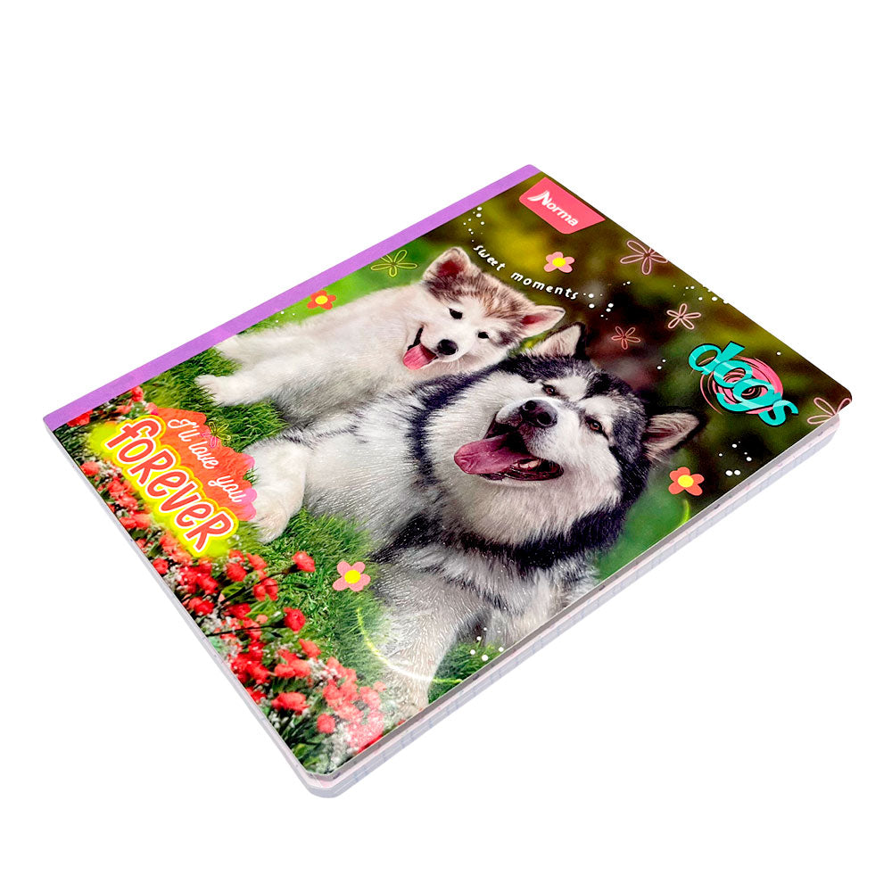 Cuaderno Cosido Norma Cats/Dog - Doble Raya / 200 Páginas / Surtido