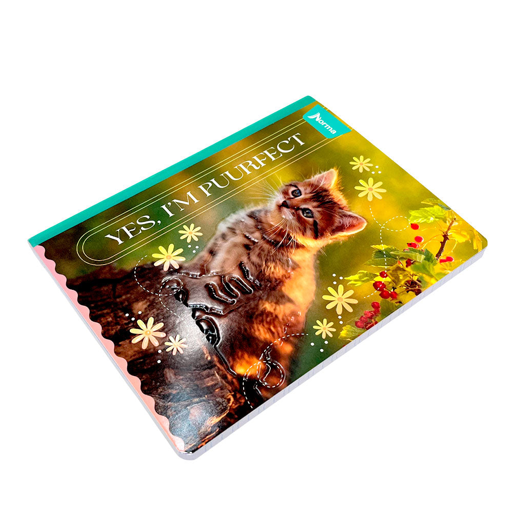 Cuaderno Cosido Norma Cats/Dog - Doble Raya / 200 Páginas / Surtido