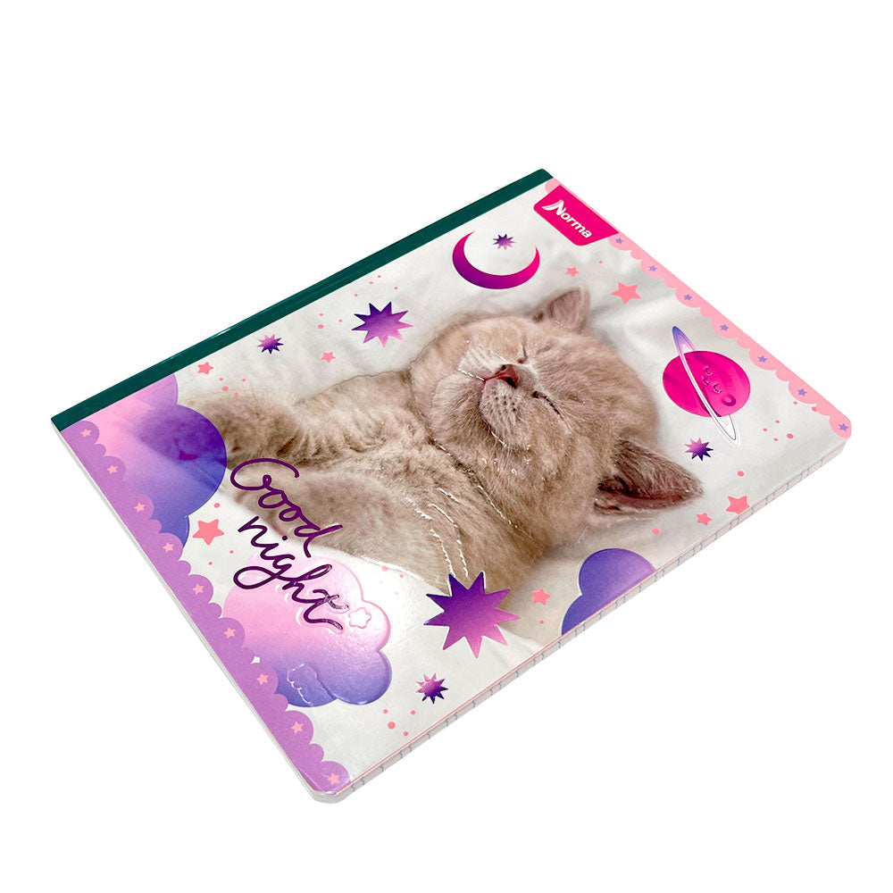 Cuaderno Cosido Norma Cats/Dog - Doble Raya / 200 Páginas / Surtido