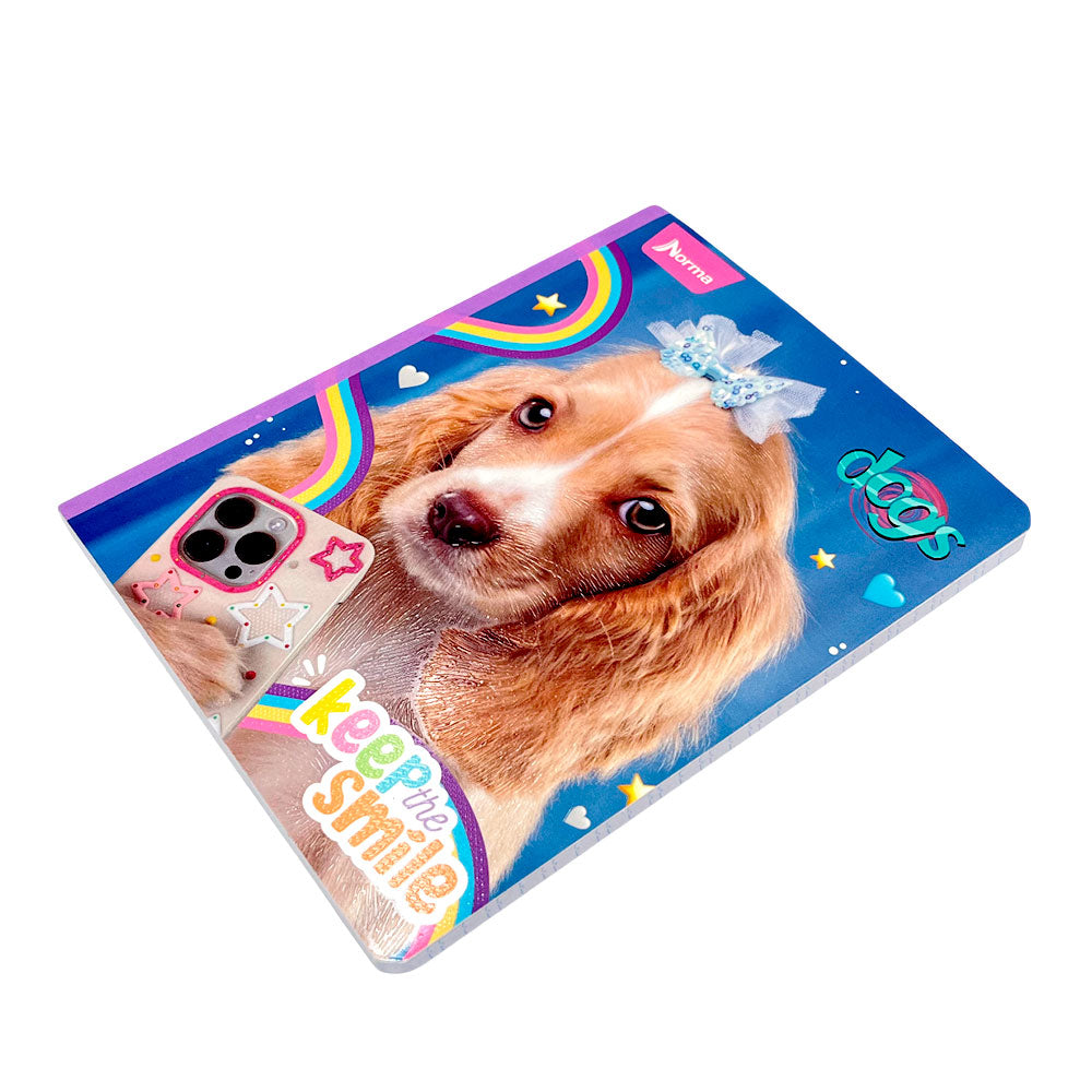 Cuaderno Cosido Norma Cats/Dog - Doble Raya / 200 Páginas / Surtido