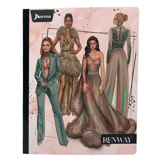 Cuaderno Cosido Norma Runway Raya Ancha 200 Páginas - Surtido