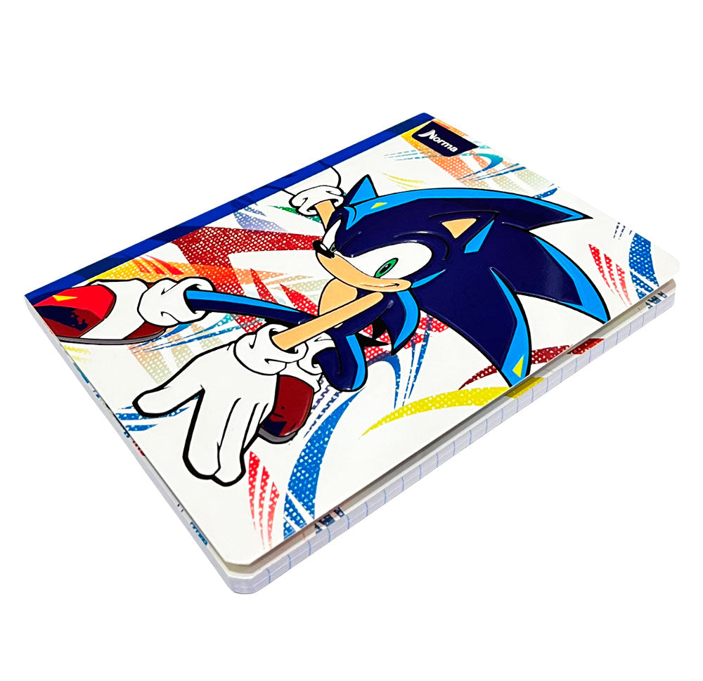 Cuaderno Cosido Norma Sonic Raya Ancha 200 Páginas - Surtido