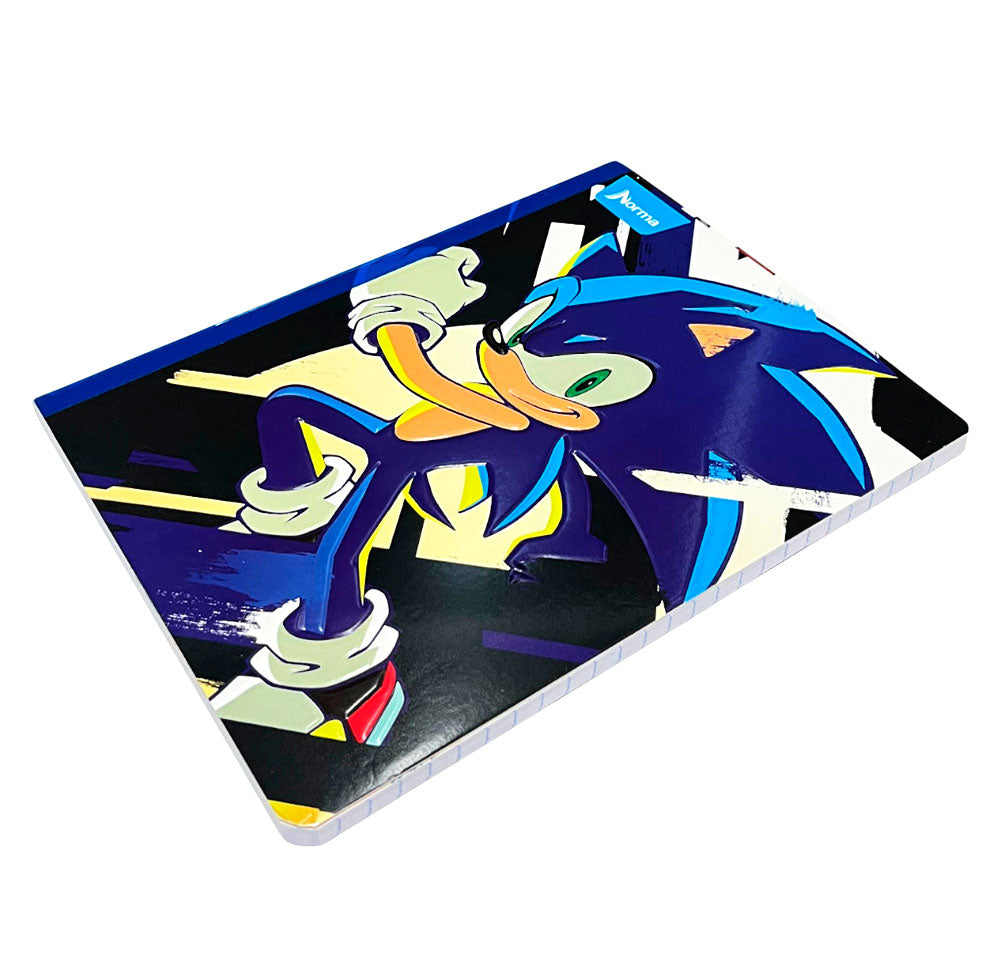 Cuaderno Cosido Norma Sonic Raya Ancha 200 Páginas - Surtido