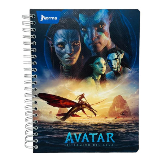 Libreta de Espiral Doble Norma Avatar Raya Ancha de 5 Materias - Surtido