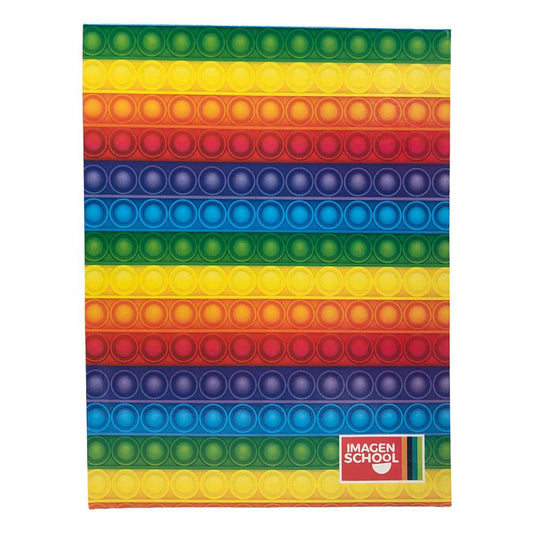 Cuaderno Con Tapa Dura Imagen School Raya Ancha 5 Materias 300 Páginas - Surtido