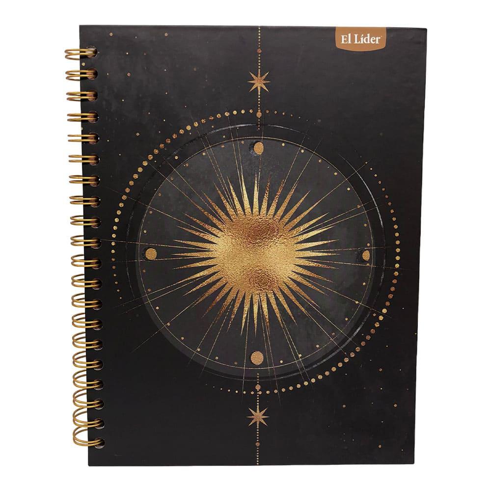 Libreta Con Espiral Doble El Líder Raya Ancha 5 Materias 300 Páginas - Surtido