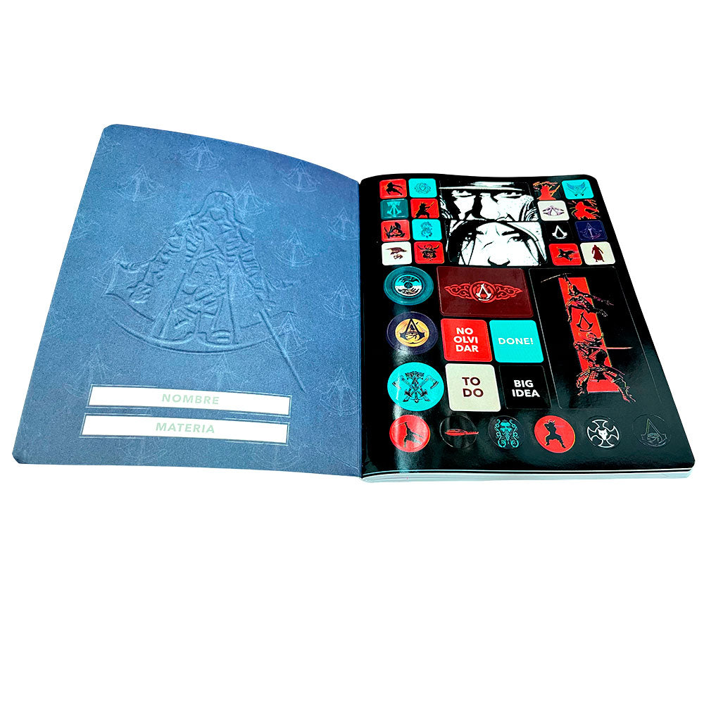 Cuaderno Cosido Norma Assassins - Raya Ancha de 200 Páginas / Surtido