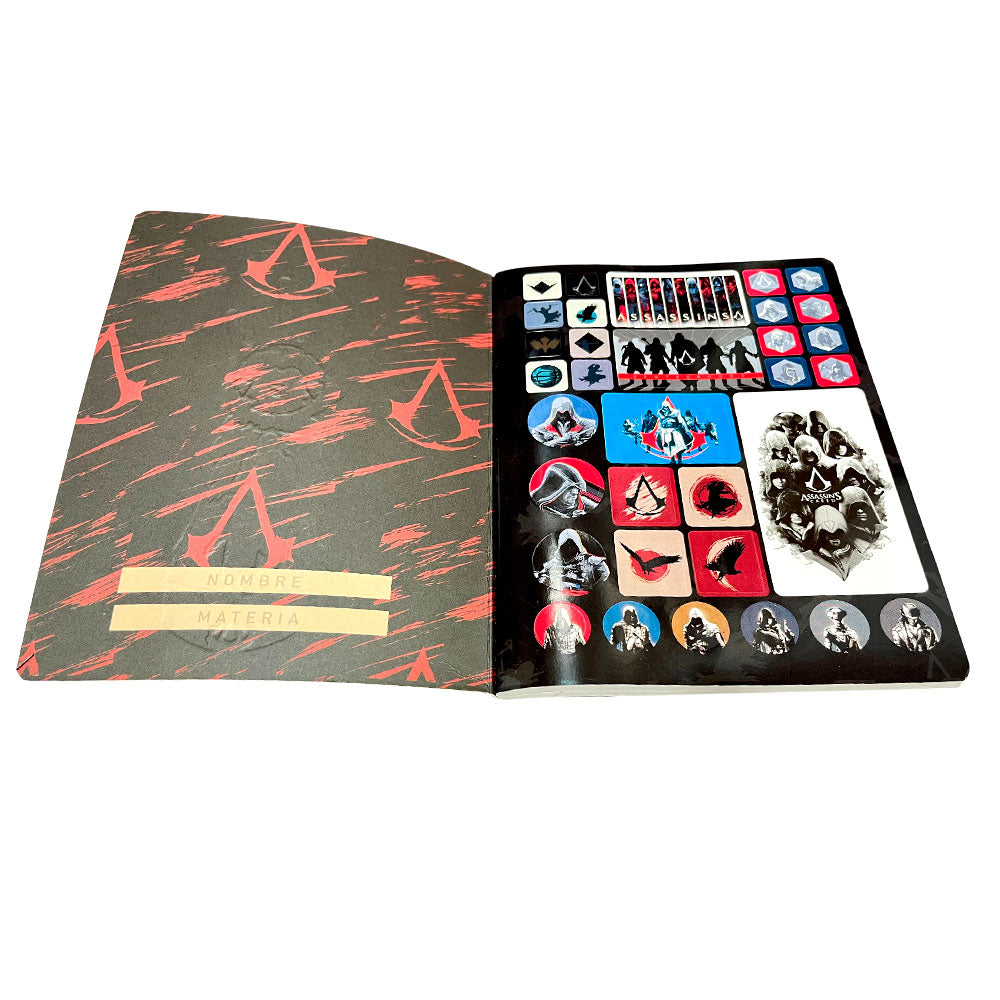 Cuaderno Cosido Norma Assassins - Doble Raya de 200 Páginas / Surtido
