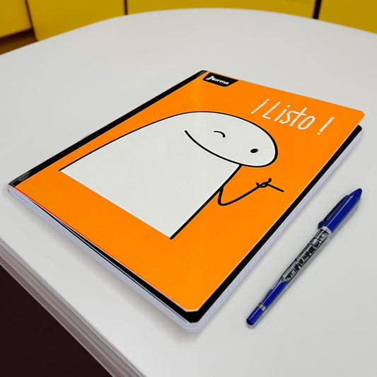 Cuaderno Cosido Norma Flork / Doble Raya / 200 Páginas / Surtido