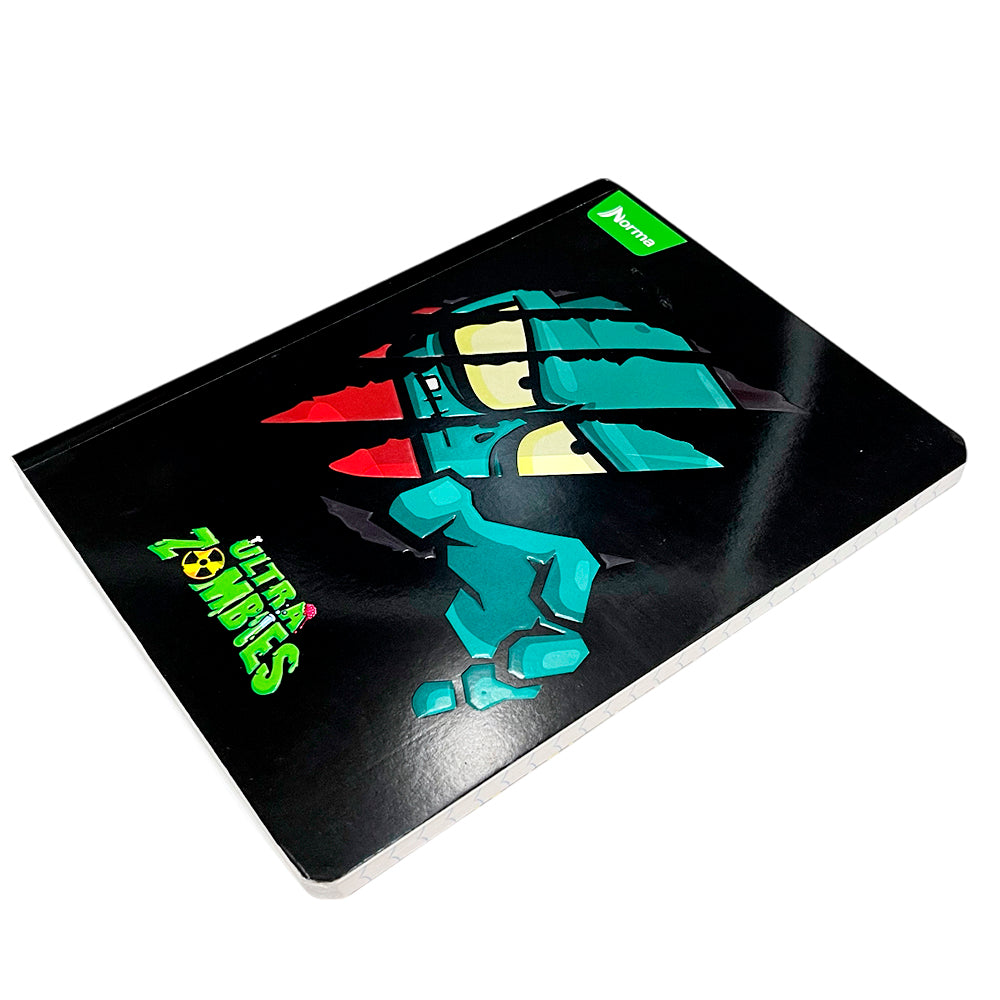 Cuaderno Cosido Norma Ultra Zombies de 200 Páginas / Raya Ancha / Surtido