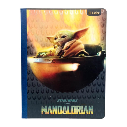 Cuaderno Cosido Mandalorian Raya Ancha de 200 Páginas - Surtido