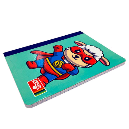 Set de 3 Cuaderno Cosido Pequeño Imagen School / 200 Páginas / Raya Ancha / Boys