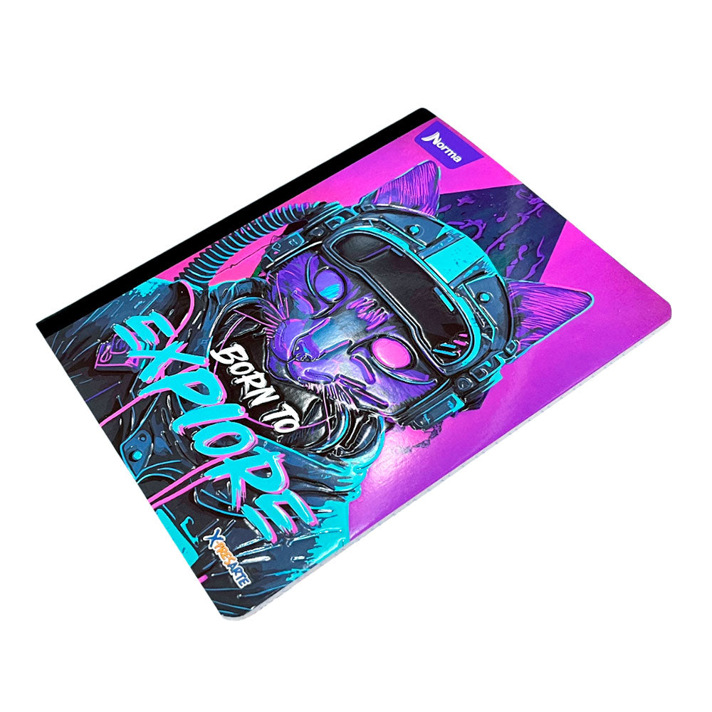 Cuaderno Cosido Grande Norma X-Presarte de 96 Páginas / Doble Raya / Surtido