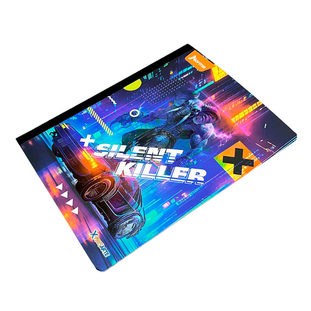 Cuaderno Cosido Grande Norma X-Presarte de 96 Páginas / Doble Raya / Surtido