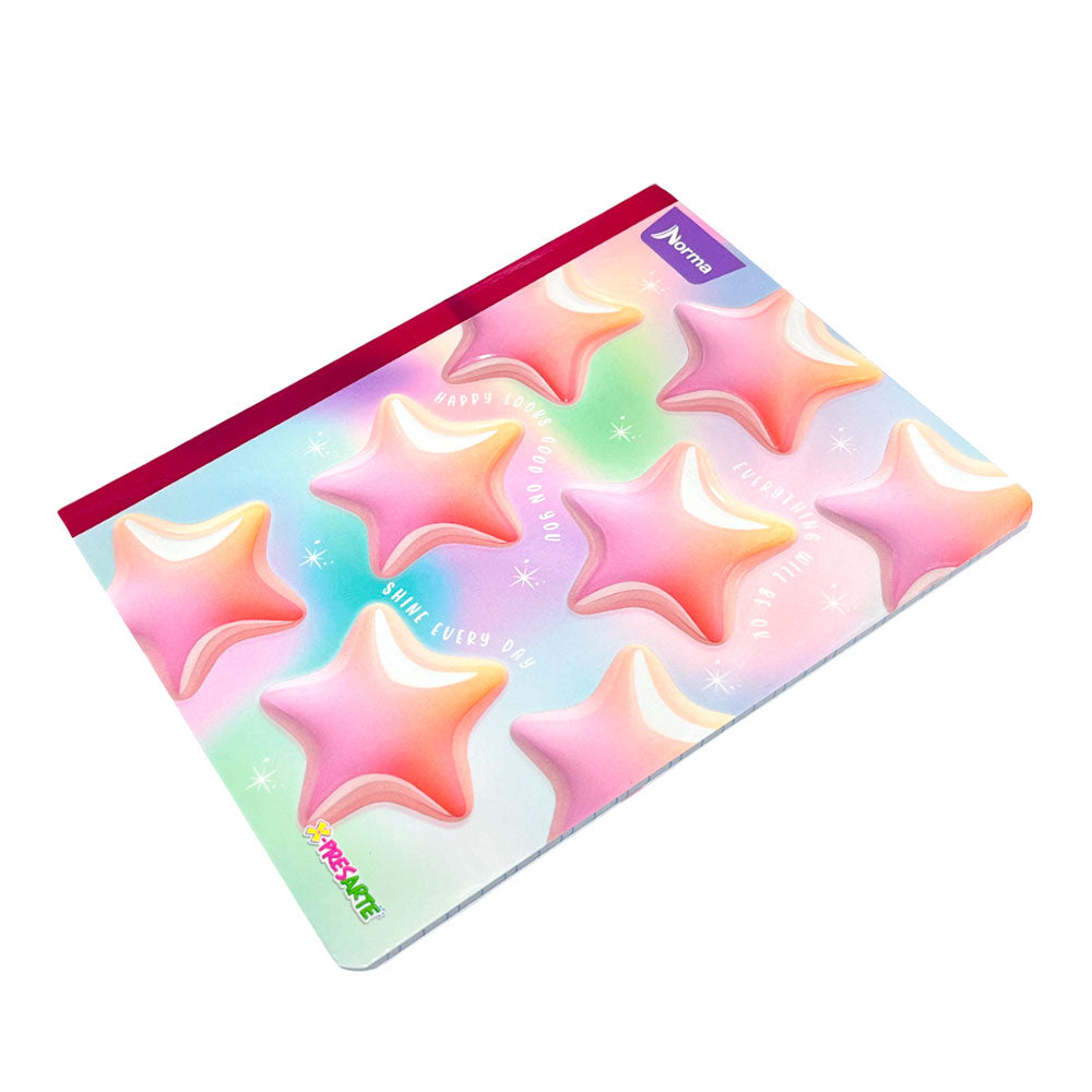 Cuaderno Cosido Grande Norma X-Presarte de 96 Páginas / Doble Raya / Surtido