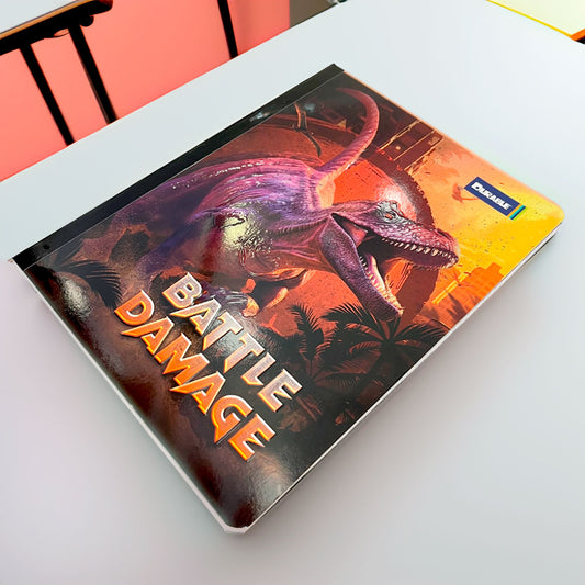 Cuaderno Cosido Grande Durable Para Niño / 200 Páginas / Doble Raya / Surtido