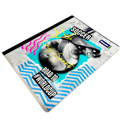 Cuaderno Cosido Grande Durable Para Niño / 200 Páginas / Doble Raya / Surtido