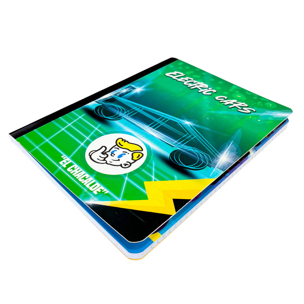 Cuaderno Cosido Grande Chacalde / 200 Páginas / Raya Ancha / Surtido